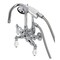 Kingston Brass CA10T1 3-3/8" Tub Wall Mount Clawfoot Tub Faucet with Hand Shower, Polished Chrome CA10T1 - alternate 1